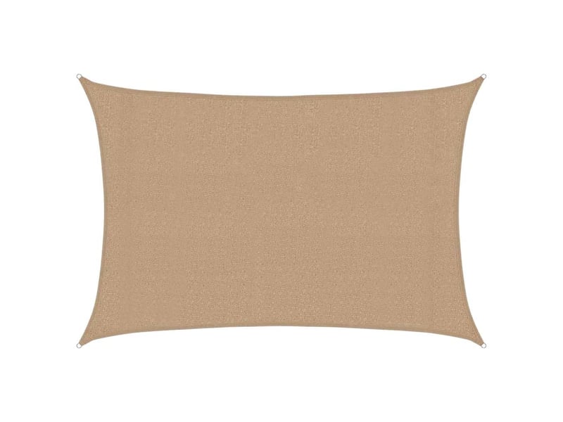  Voile d'ombrage - voile d'ombre - voile parasol 160 gm² taupe 3x4 m pehd  - Conforama A