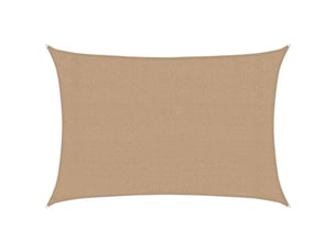 Voile d'ombrage - voile d'ombre - voile parasol 160 gm² taupe 3x4 m pehd