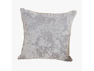 Coussin carré en tissu gris 45x45 cm