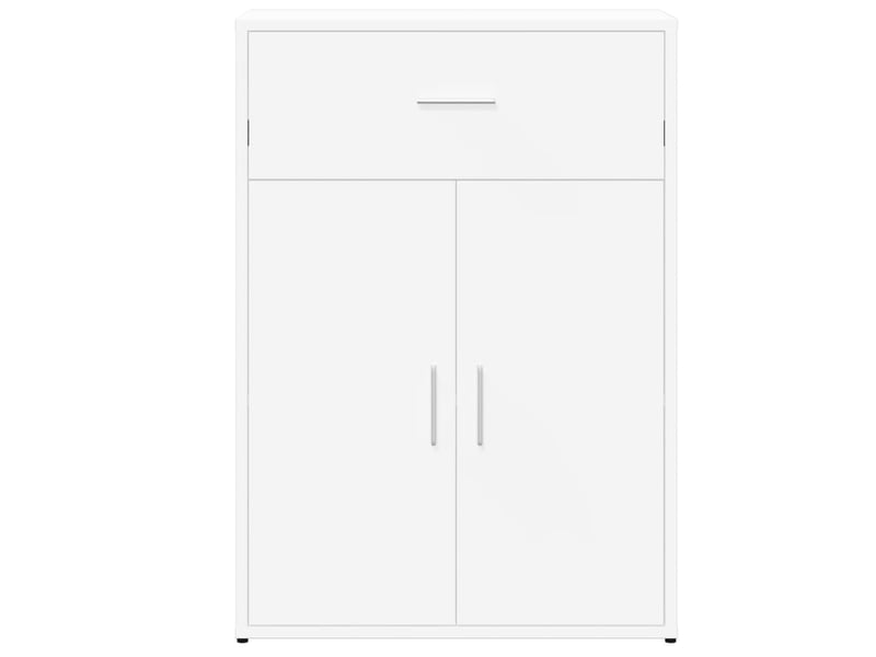  Buffets 2 pcs - bahut - meuble de rangement blanc 60x30x84 cm bois d'ingénierie  - Conforama E