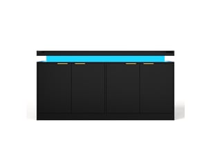 Buffet 4 porte(s)   PANGIVO N635P48852223S - 160 cm coloris noir 