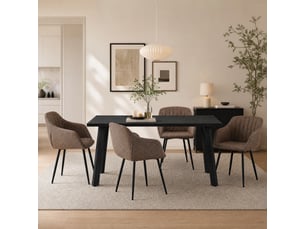 Ensemble table rectangulaire  4 chaise(s)  <strong>GOEURVANT</strong> <strong></strong> 