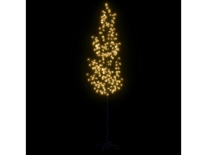  Arbre de noël - sapin à led fleur de cerisier 368 led blanc chaud 300 cm  - Conforama C