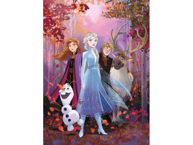  Puzzle 150 p xxl - une aventure fantastique disney la reine des neiges 2 128495 - Conforama B