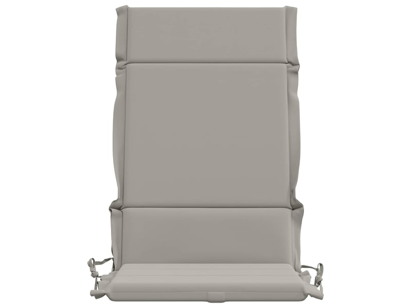 Lot de 4 coussins de chaise à dossier haut gemert gris cf59328 - Conforama D
