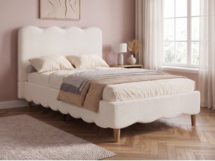Lit coffre 90x200 cm BGSRYAO coloris blanc