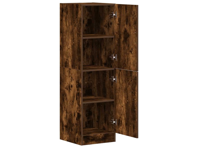  Meuble de rangement, armoire de cuisine chêne fumé 38x41,5x131,5cm bois ingénierie  - Conforama E