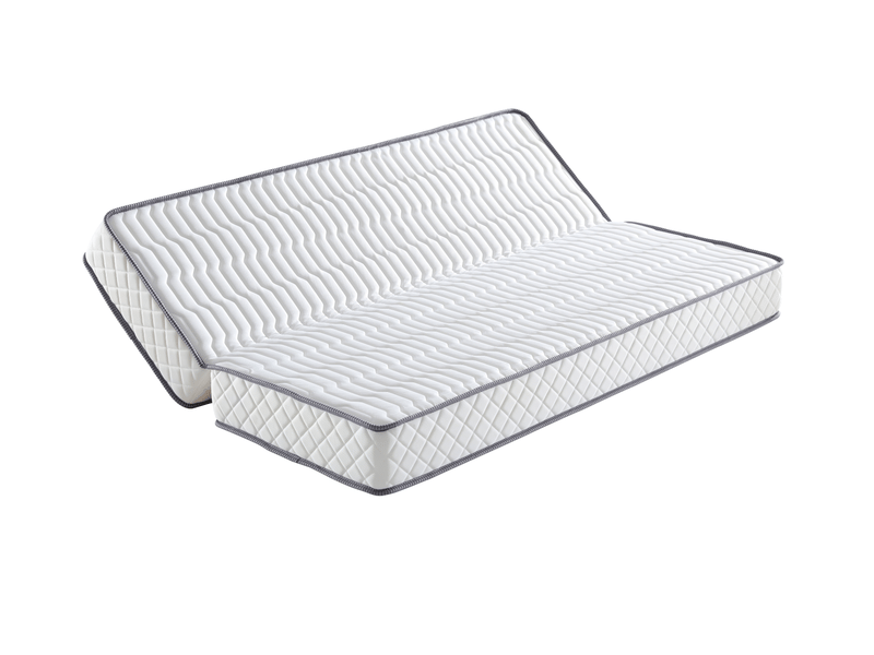 Matelas ferme pour tous clic clac 130x190 - découpe assise 65 cm - hauteur 15 cm -mousse rembourrage 100 % polesther tissu strech très résistant  - Conforama A