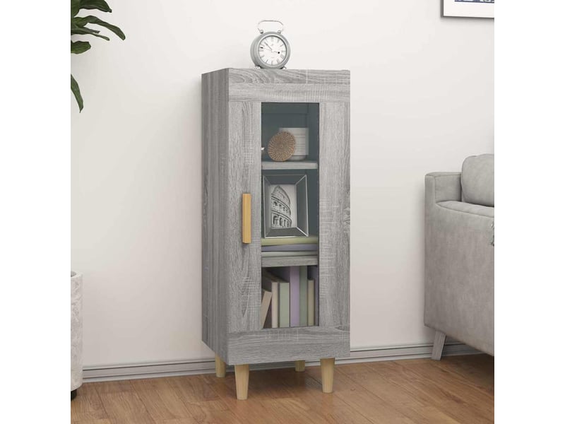  Buffet - bahut - meuble de rangement sonoma gris 34,5x34x90 cm bois d'ingénierie  - Conforama B