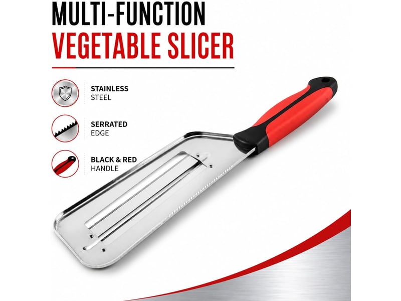 Éplucheur multifonction, coupe-légumes à double lame en acier inoxydable, économe et râpe à julienne pour cuisine CSTY-0010084TY - Conforama C