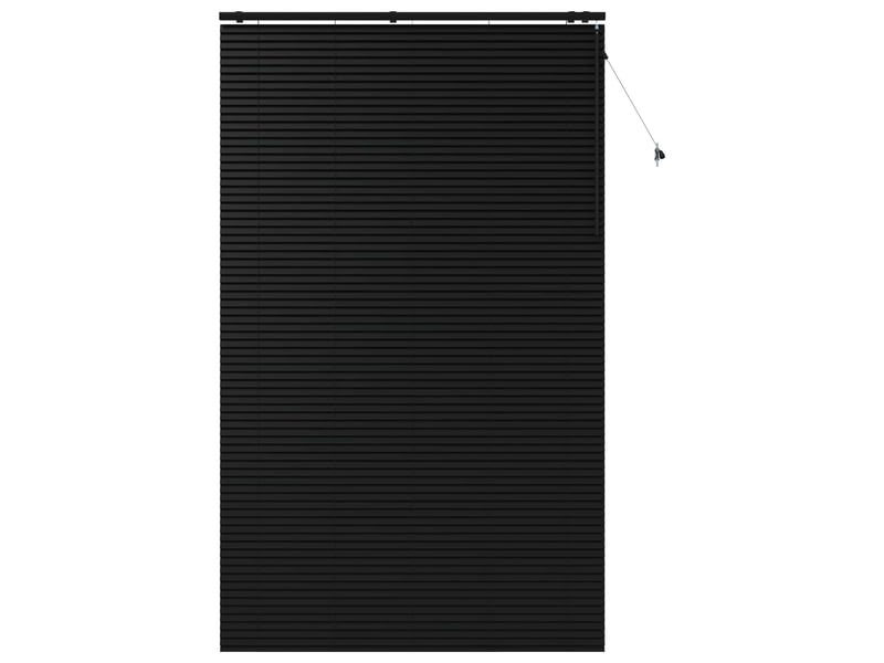Store vénitien, store de fenêtre noir 155 x 250 cm 35 mm bois de paulownia massif cf48111 - Conforama A