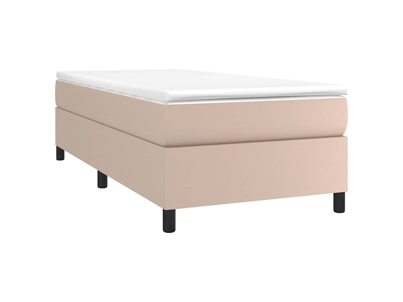  Lit simple- lit adulte -  cadre de lit à lattes cappuccino 80x200 cm similicuir  - Conforama B