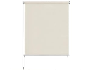 Store enrouleur, store roulant d'extérieur 105 (l) x 140 (h) cm crème cf47296
