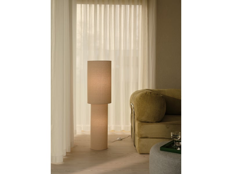  Lampadaire izara 110 textile beige , h. 110 - ip20 - e27 nordlux intérieur 2612924009 - Conforama B