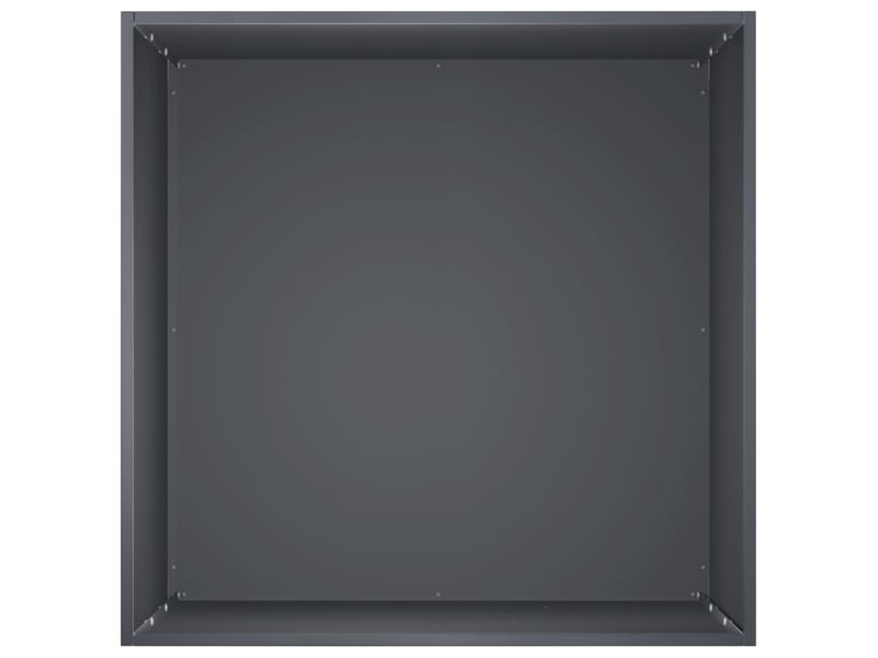  Jardinière - cache-pot de jardin anthracite 40 x 40 x 75 cm  - Conforama D