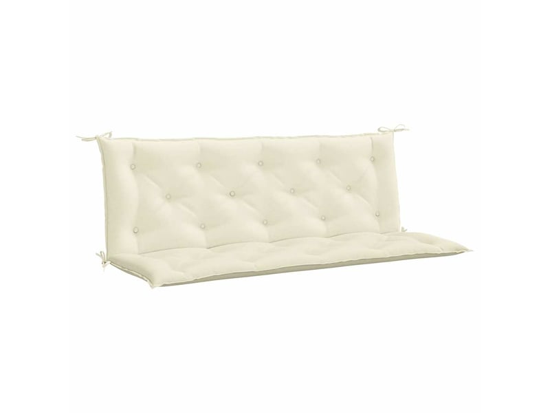  Coussin de banc de jardin, coussin d'assise blanc crème tissu oxford cf52667  - Conforama A