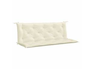 Coussin de banc de jardin, coussin d'assise blanc crème tissu oxford cf52667