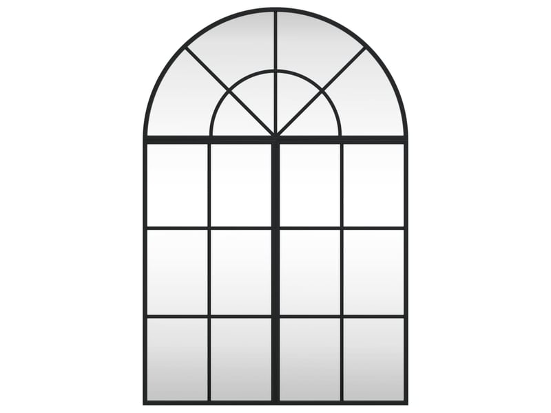  Miroir mural noir 60x90 cm arche fer cf62853  - Conforama C