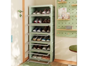 Meuble à chaussures 10 paire(s)  <strong></strong>  <strong></strong> coloris vert
