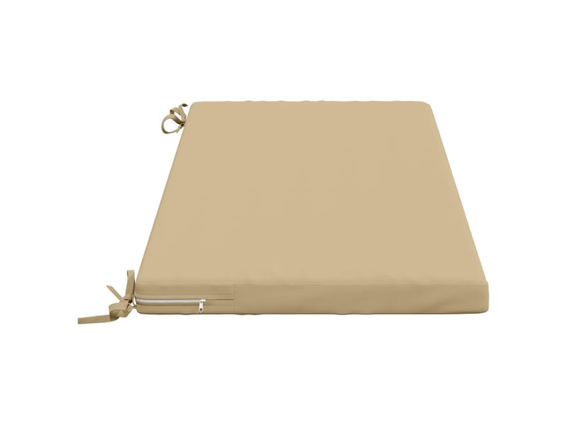  Coussin de banc, coussin d'assise, coussin de canapé soest 100 % polyester beige 110 x 50 x 5 cm cf52997  - Conforama D