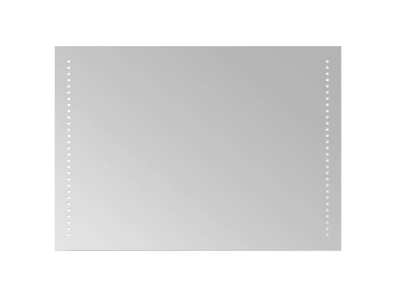  Miroir de salle de bain, miroir de toilette led transparent 70 x 50 cm verre trempé cf62607  - Conforama A