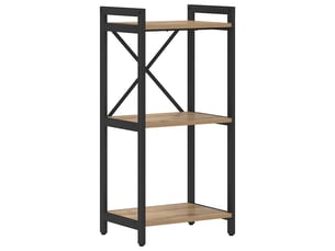 Étagère de rangement 40 x 30 x 85 cm bois d'ingénierie chêne artisanal