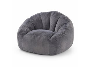 Pouf / repose pied <strong>BEAOK</strong> <strong></strong> gris
