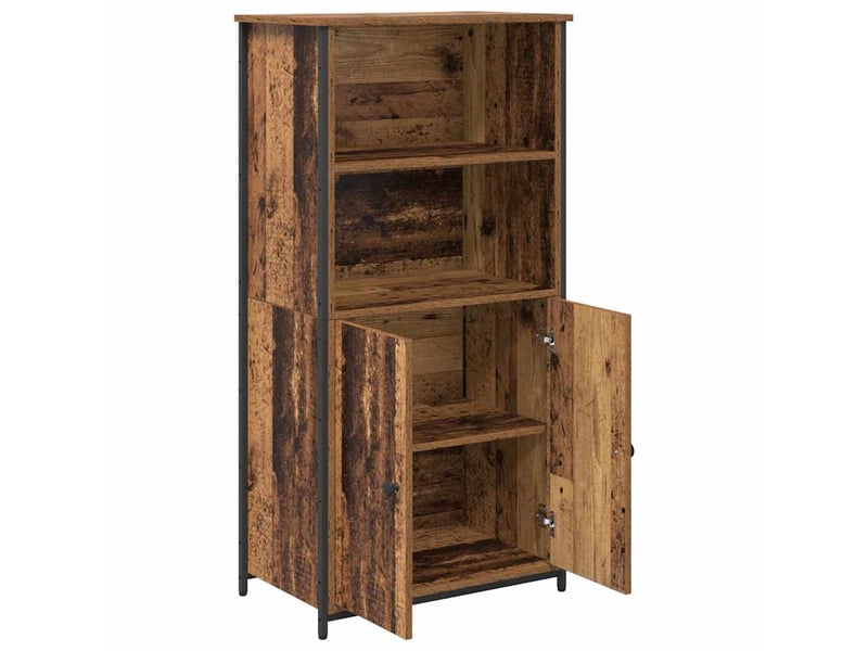 Buffet - haut armoire bois ancien 62 x 36 x 121,5 cm bois d'ingénierie - Conforama E
