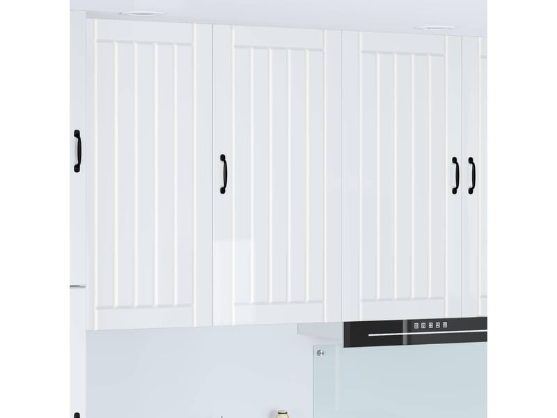 Meuble mural de cuisine, armoire de cuisine blanc brillant 50x31x100cm shl40 - Conforama B