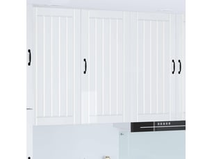 Meuble mural de cuisine, armoire de cuisine blanc brillant 50x31x100cm shl40