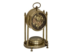 Horloge à poser zac 22x28cm doré