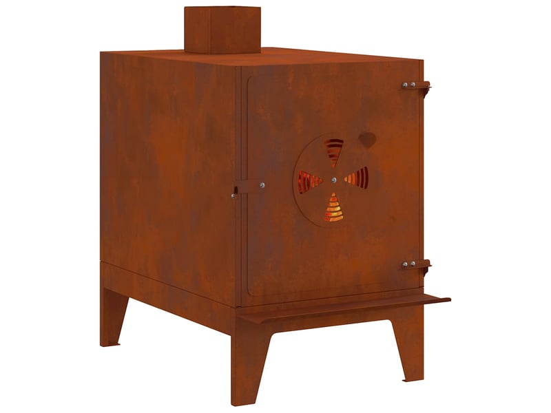 Réchaud de camping 35x50x60 cm acier corten - Conforama D