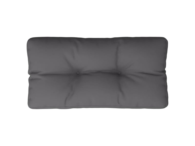  Coussin de palette, coussin de chaise, coussin de canapé anthracite 80x40x12 cm tissu cf55283  - Conforama A