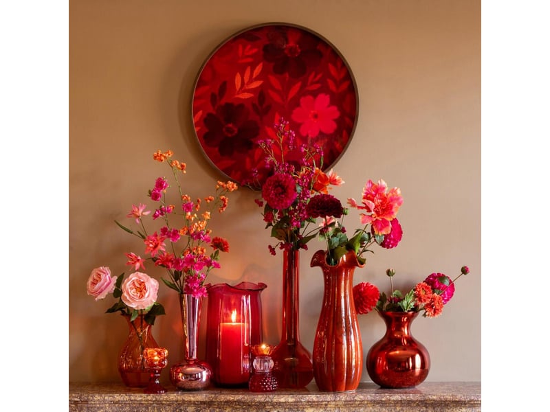  Lot de 3 plateaux muraux yann 60cm fuchsia  - Conforama C