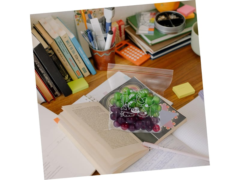 Lot de 60 petits sacs de conservation transparents et refermables. Idéaux pour conserver les fruits, les en-cas et les légumes. (16 x 14 cm) - Conforama D
