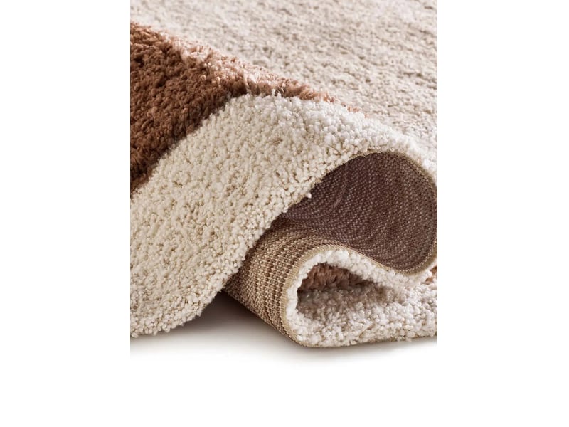 Tapis enfant shaggy scandinave beige rose, 120 x 170 cm 51730 - Conforama E