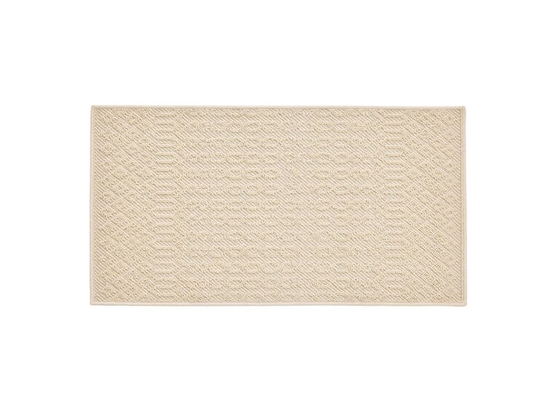  Tapis tissé en relief sinata 60x110cm naturel  - Conforama A