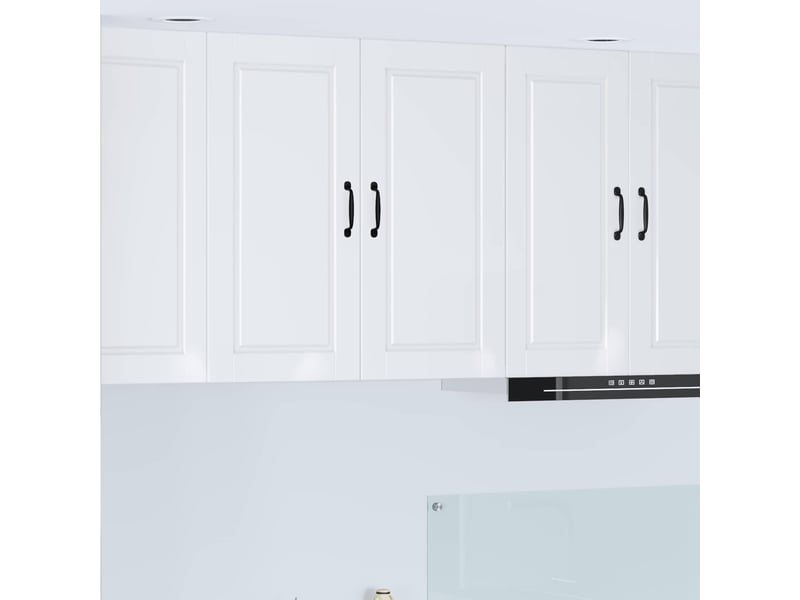  Meuble mural de cuisine, armoire de cuisine blanc brillant 80x31x80cm shl8610  - Conforama B