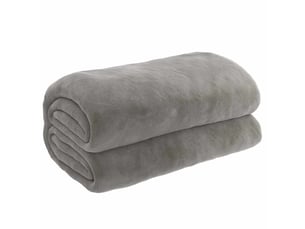 Couverture lestée adulte avec housse gris 140x200 cm 10 kg tissu