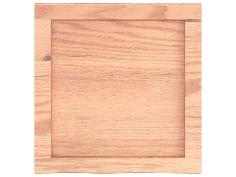 Comptoir de salle de bain, plan de travail marron 40x40x(2-4) cm bois traité cf65799 - Conforama D