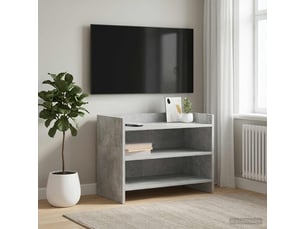 Meuble tv coloris gris 60 cm <strong></strong> <strong></strong>