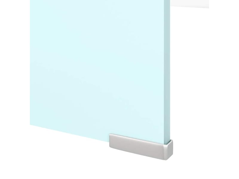  Meuble tv - banc tv - meuble de rangementsupport pour moniteur 120x30x13 cm verre vert  - Conforama E