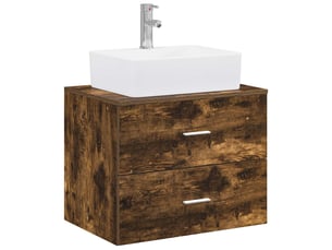 Ensemble de mobilier de salle de bain chêne fumé cf64639