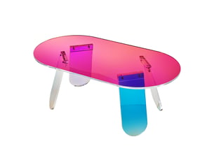 Table basse rectangulaire coloris multicolore <strong>VEVOR</strong> <strong>JYFS-0010S</strong> - 57.3 cmx100 cm