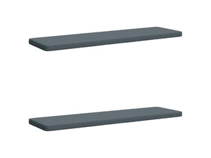 Lot de 2 coussins de banc, coussins d'assise vught 100 % polyester bleu cf57836