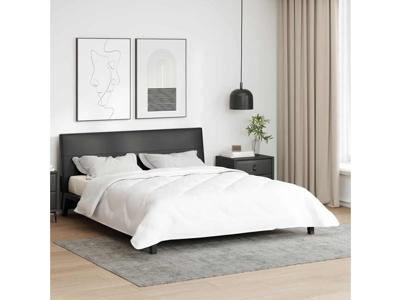 Couette - duvet d'été 220 x 200 x 3 cm été polyester blanc respirant - Conforama B
