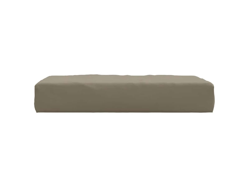  Coussin de palette, coussin de chaise, coussin de canapé taupe 60x60x6 cm tissu oxford cf55466  - Conforama D