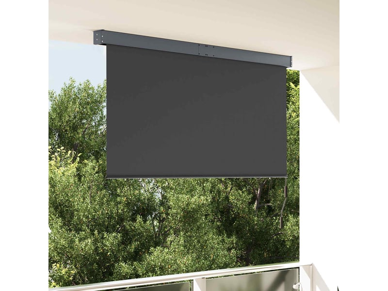  Store enrouleur, store à rouleau anthracite 180 x 250 cm tissu et aluminium cf44945  - Conforama B