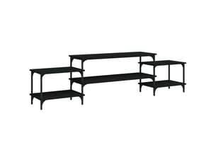 Meuble tv coloris noir 197 cm <strong></strong>  <strong></strong>