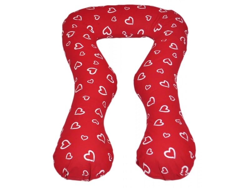  Coussin à usages multiples coeurs blancs 4200426 - Conforama A